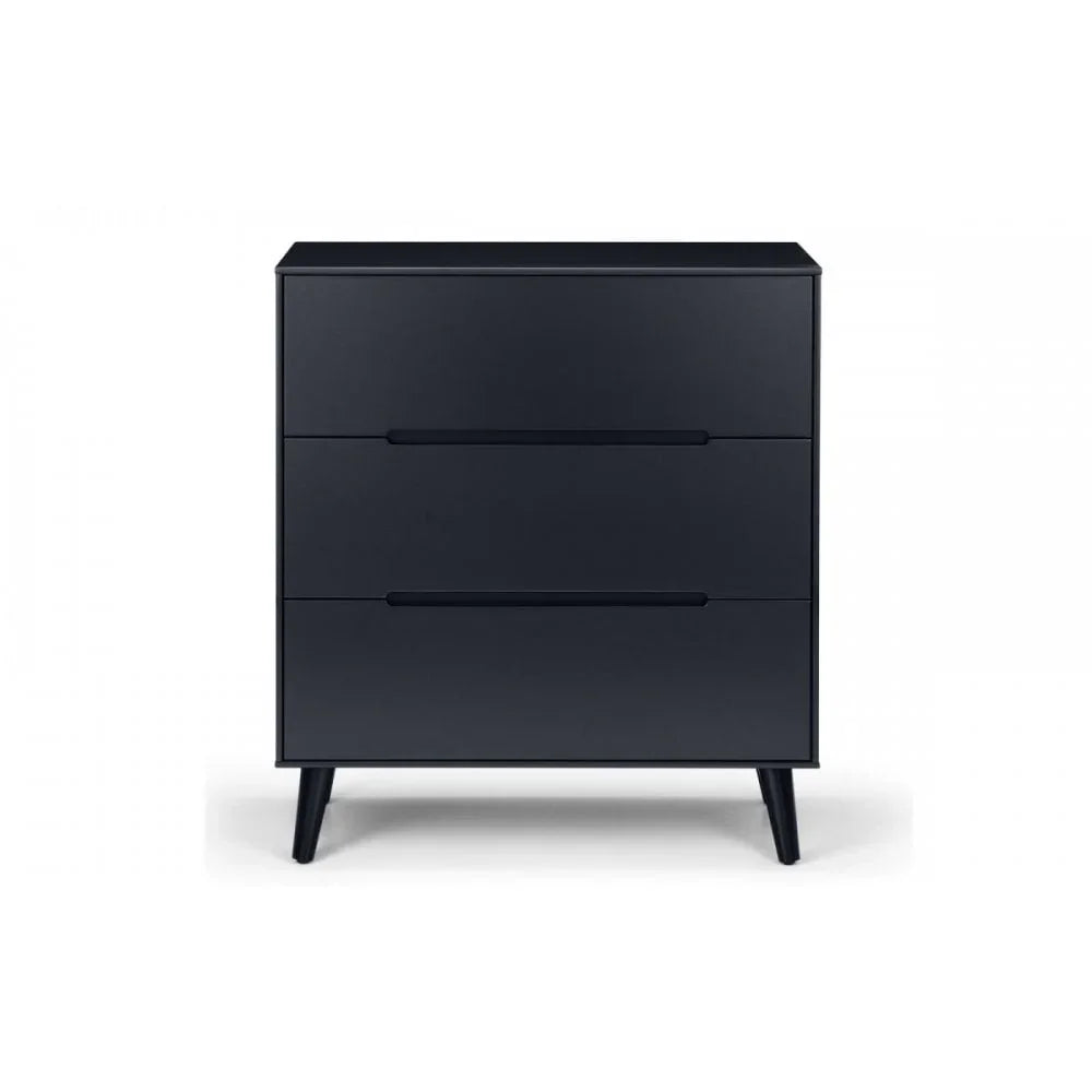 Alicia 3 Drawer Chest - Anthracite