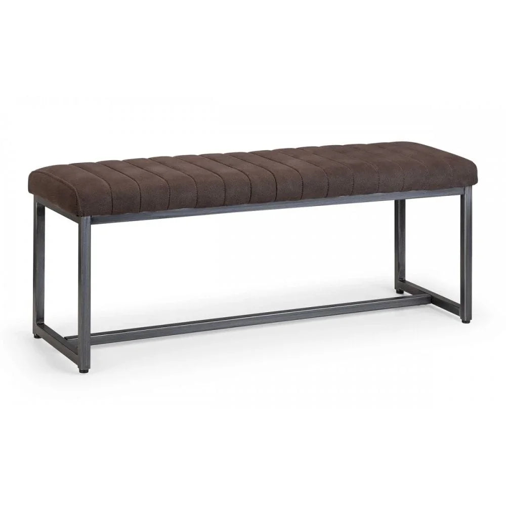 Brooklyn Upholstered Bench - Charcoal
