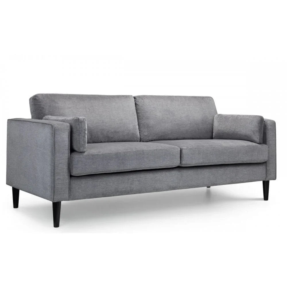 Hayward 3 Seater - Grey Chenille Fabric