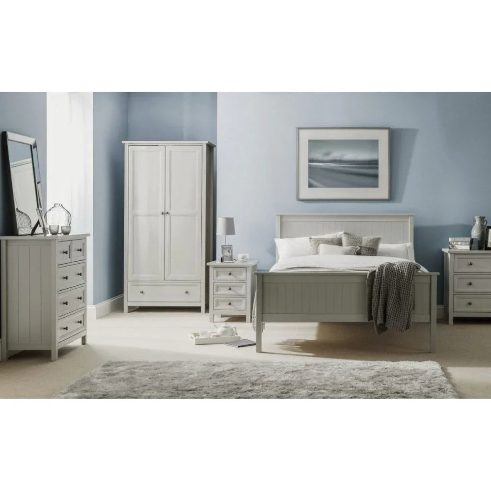 Maine 6 Drawer Wide Chest - Dove Grey