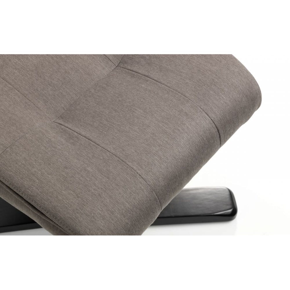 Malmo Swivel Recliner & Stool - Grey