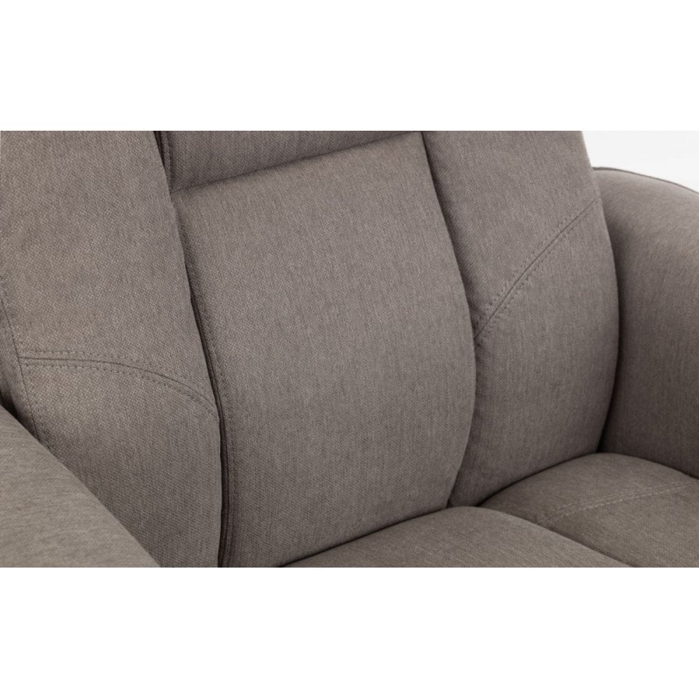 Malmo Swivel Recliner & Stool - Grey