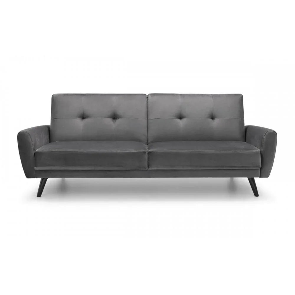 Monza Sofabed In Dark Grey Velvet