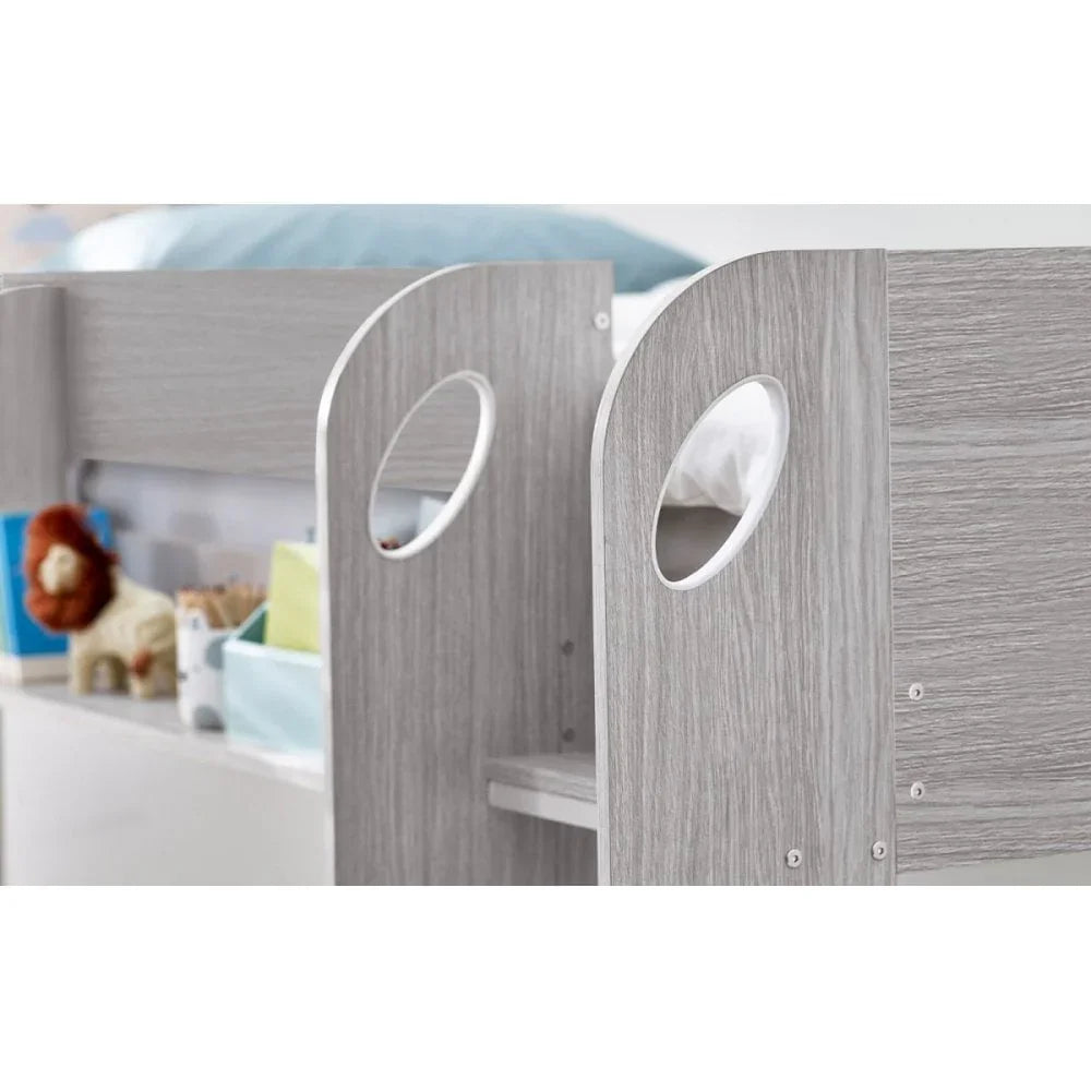 Mars Bunk & Underbed Charcoal & White