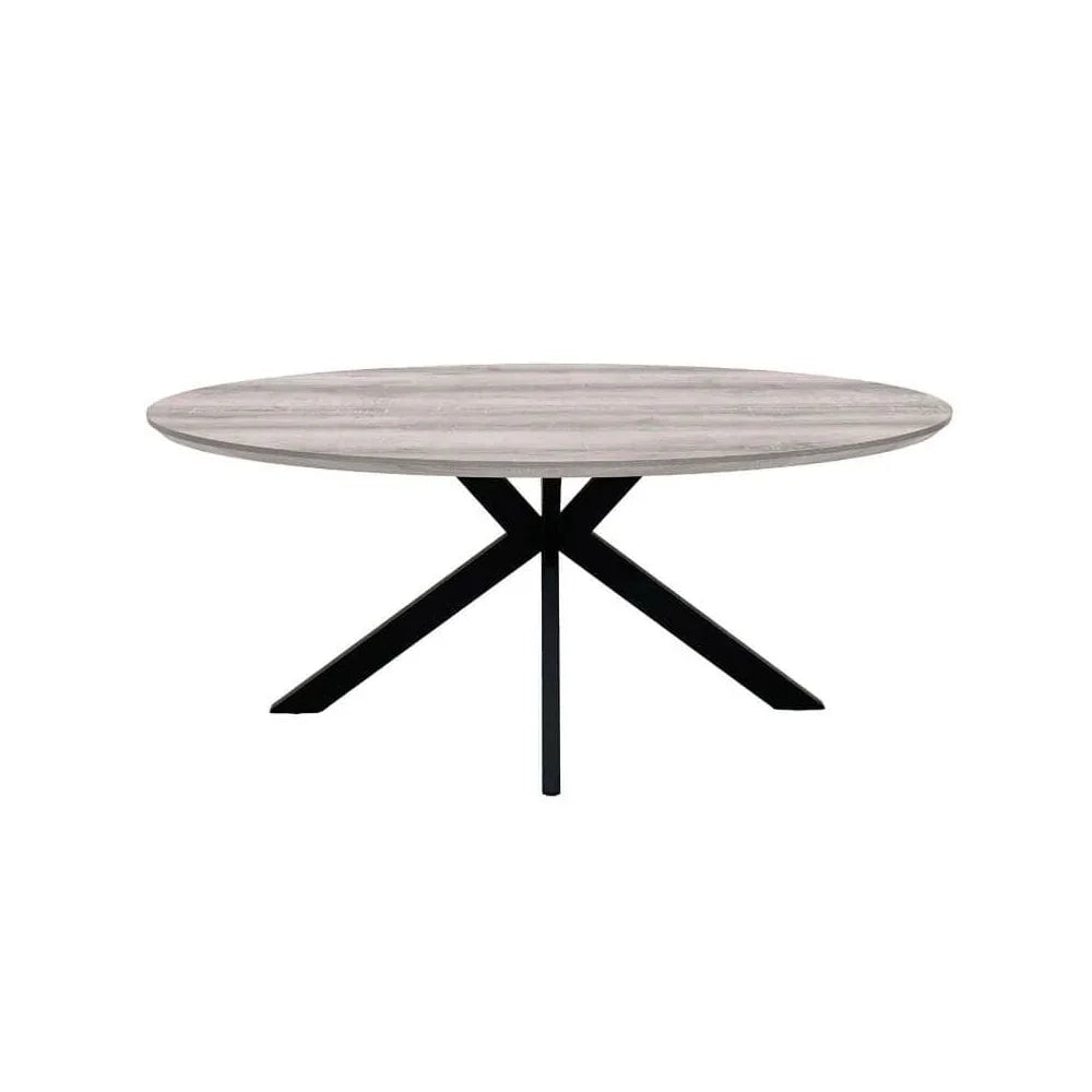 Manhattan Oval Table 1800mm Grey