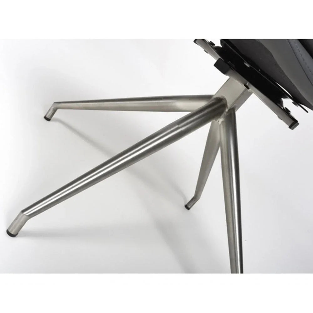 Nobo Swivel Chair Brushed Steel Grey (sold in 2's)