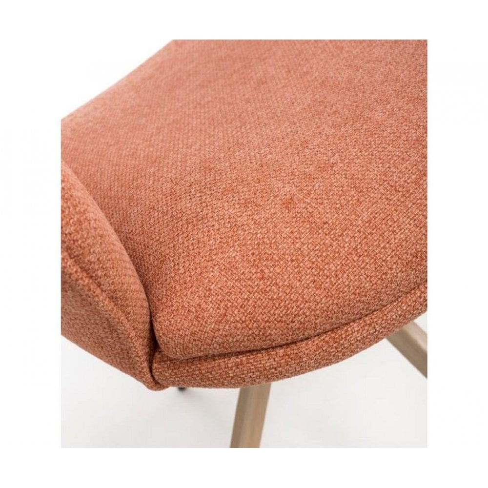 Perth Swivel Chair Brick (Sold in 2's)