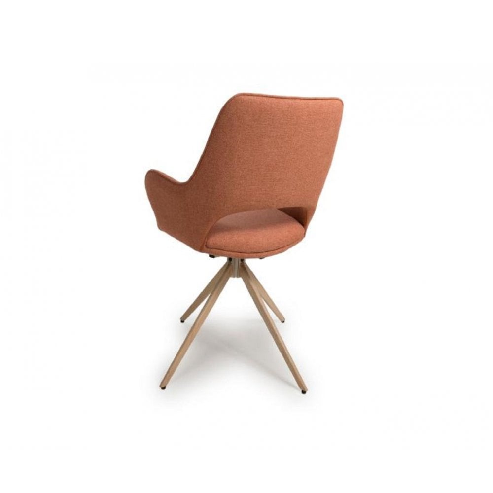 Perth Swivel Chair Brick (Sold in 2's)