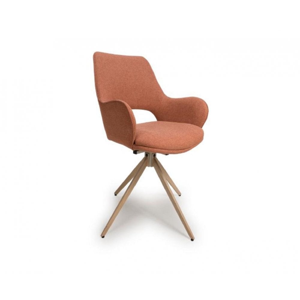 Perth Swivel Chair Brick (Sold in 2's)
