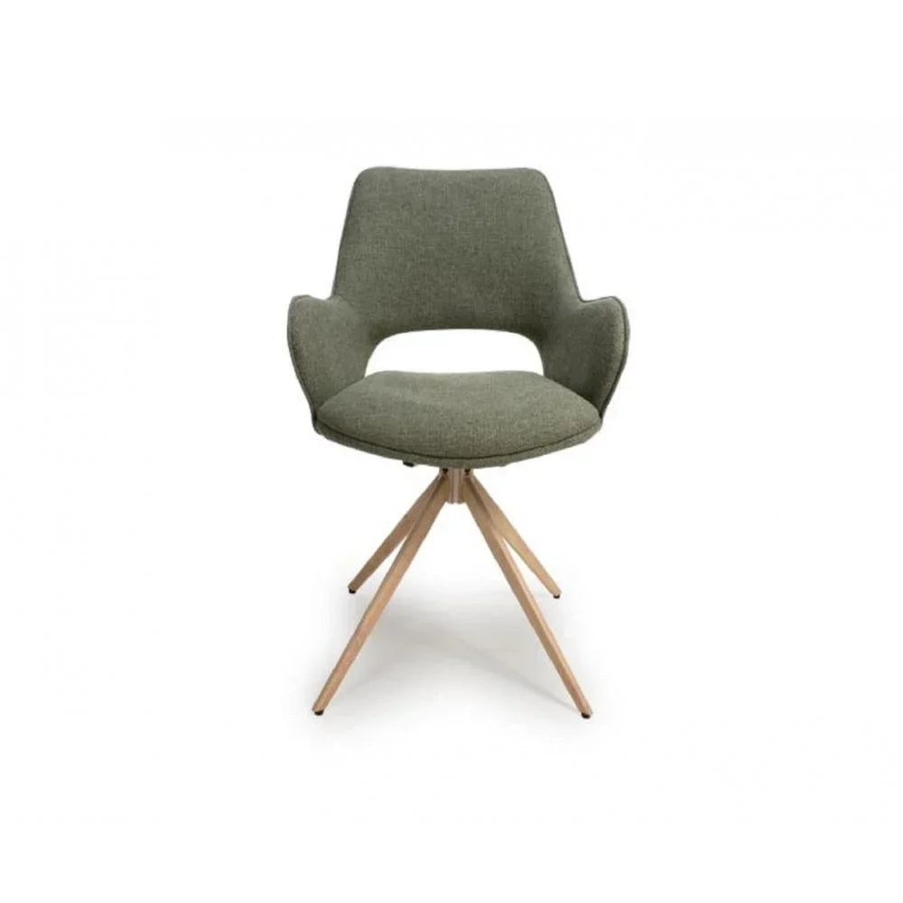 Perth Swivel Chair Sage (Sold in 2's)