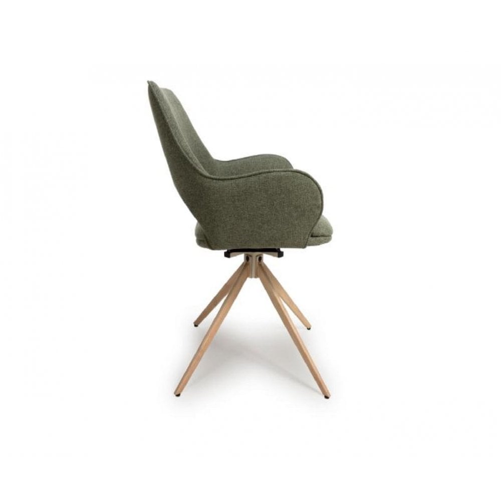 Perth Swivel Chair Sage (Sold in 2's)