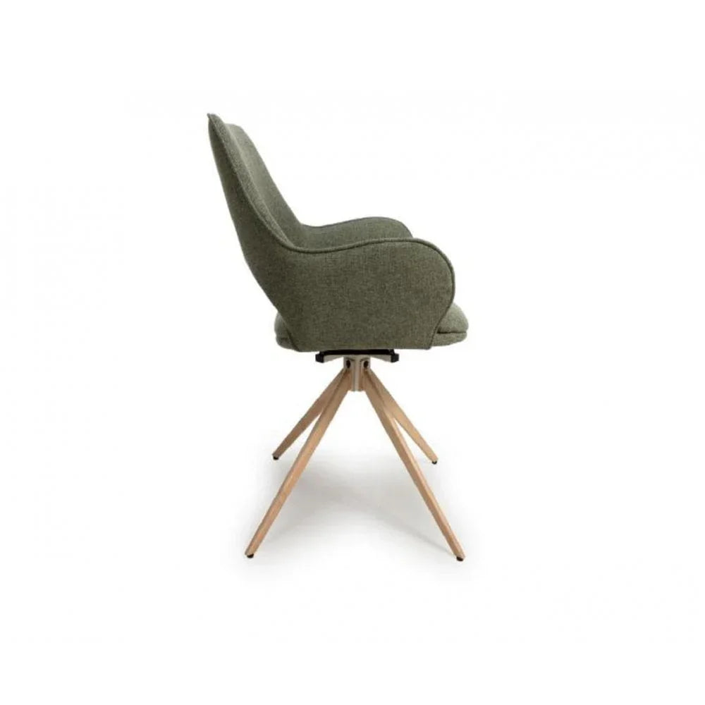 Perth Swivel Chair Sage (Sold in 2's)