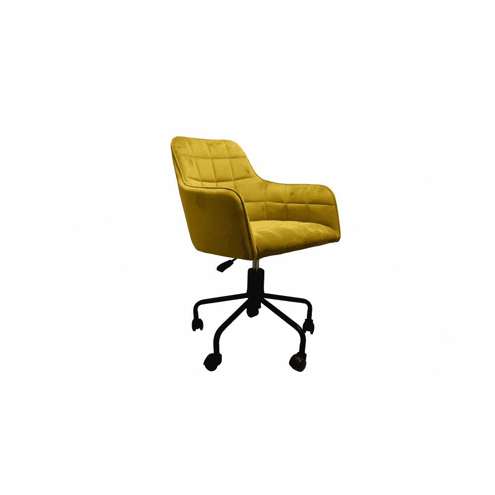 Vienna Swivel Chair Mustard