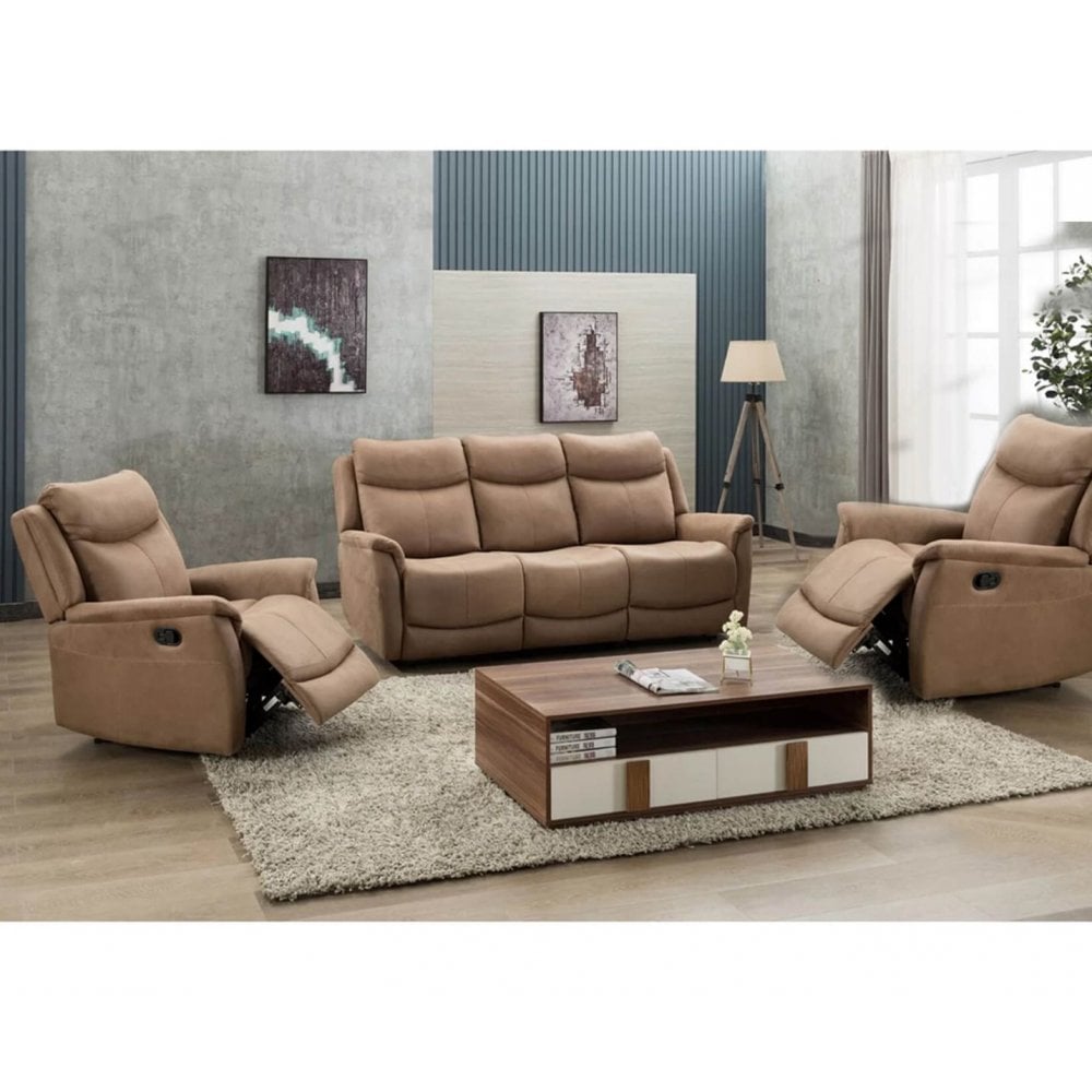 Arizona 3 Seater Caramel