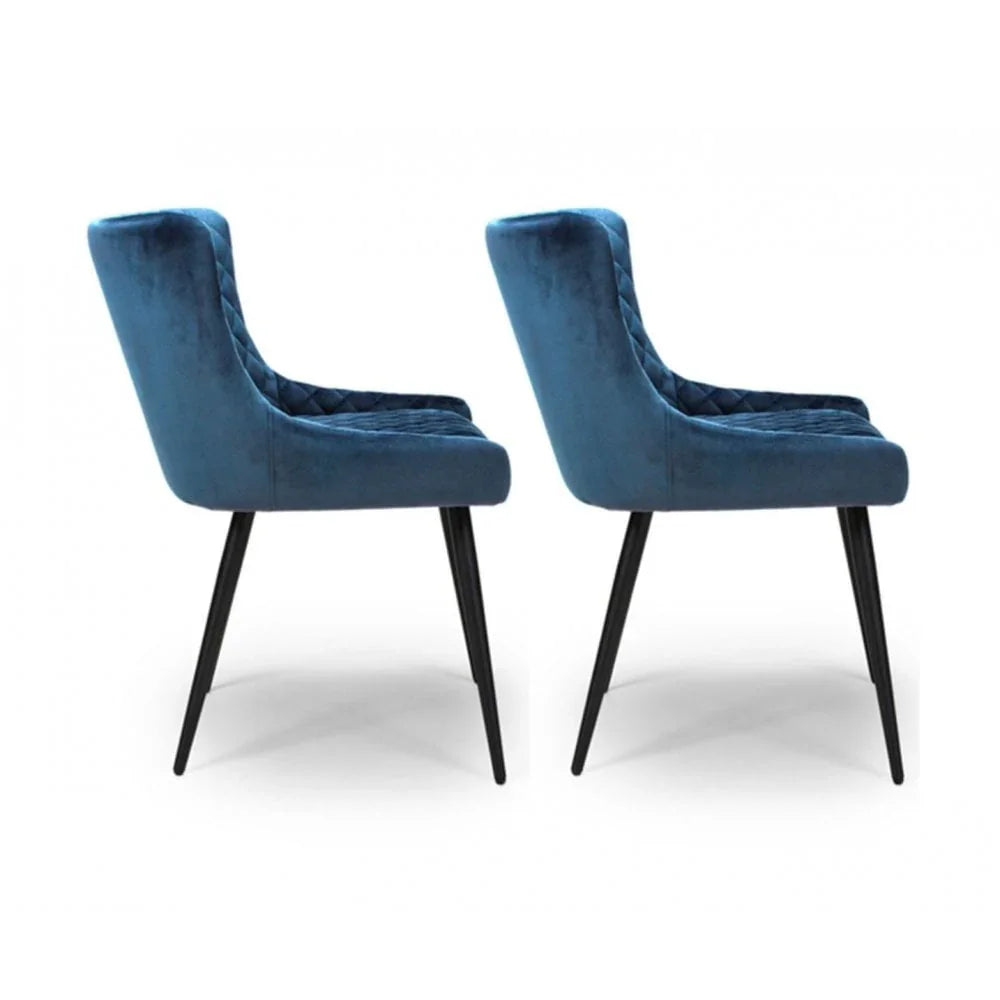 Malmo Dining Chair Blue (Sold In 2'S)