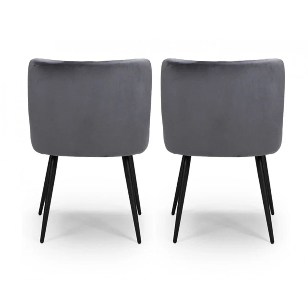 Malmo Dining Chair Grey (Sold In 2'S)