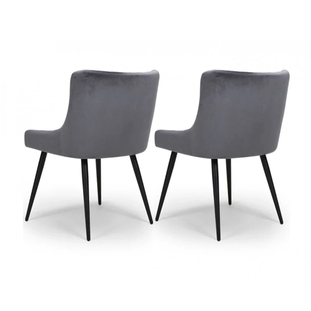 Malmo Dining Chair Grey (Sold In 2'S)