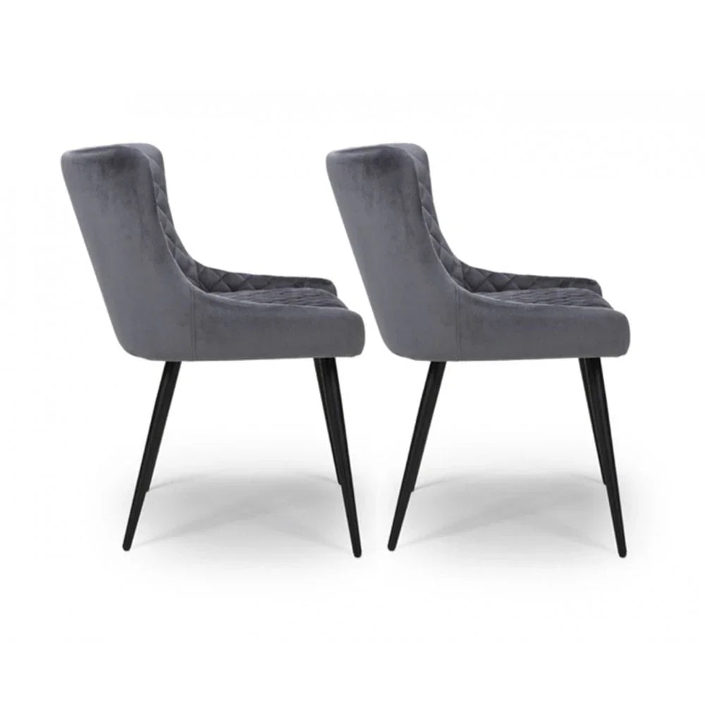 Malmo Dining Chair Grey (Sold In 2'S)
