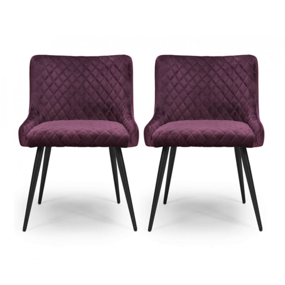 Malmo Dining Chair Mulberry (Sold In 2'S)