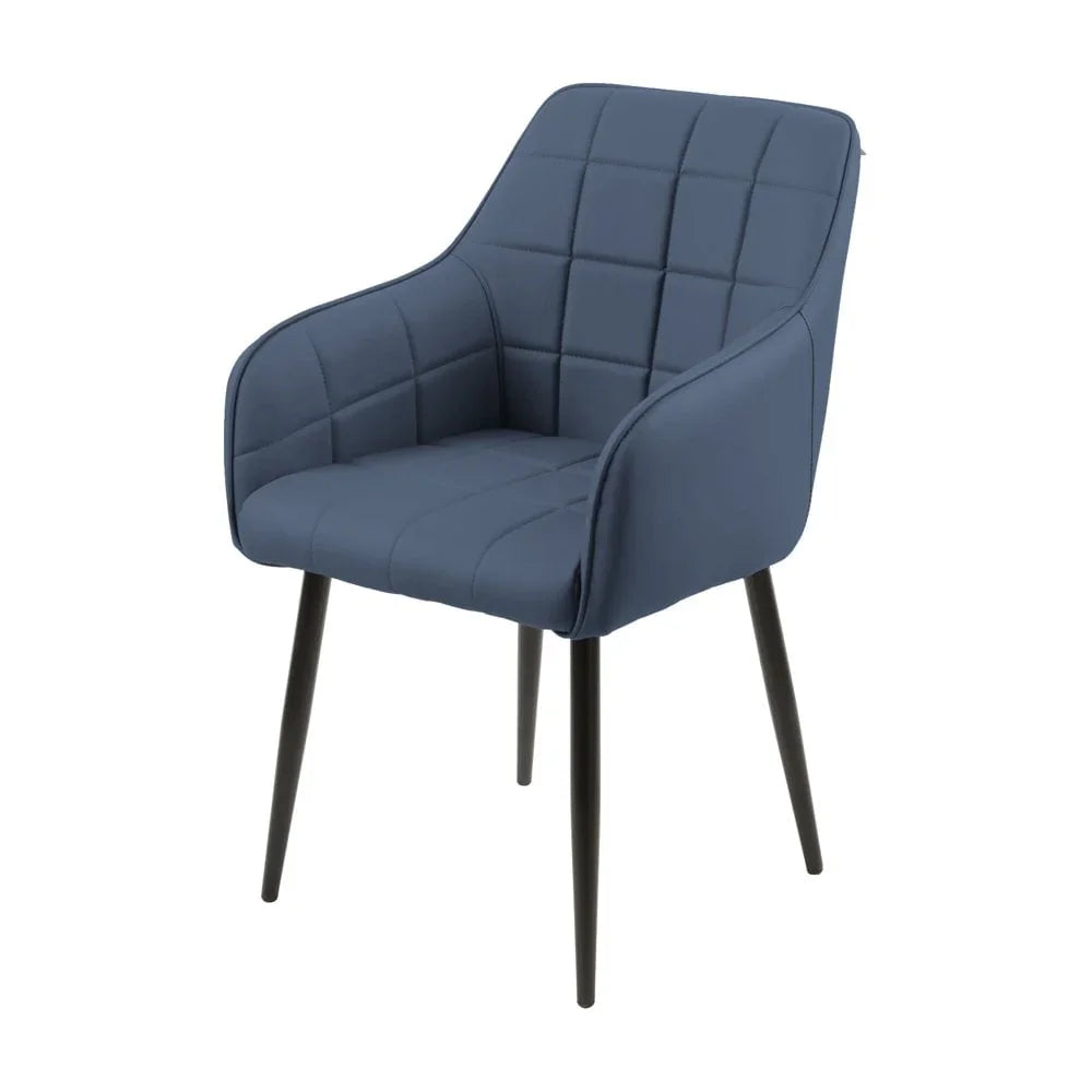 Branca Dining Chair Blue PU