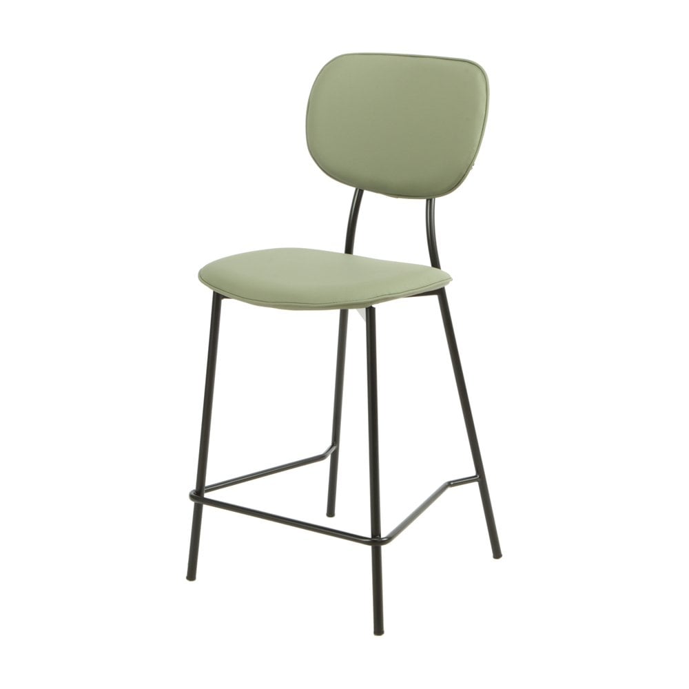 Capri Bar Stool Sage Green Seat Height 650mm