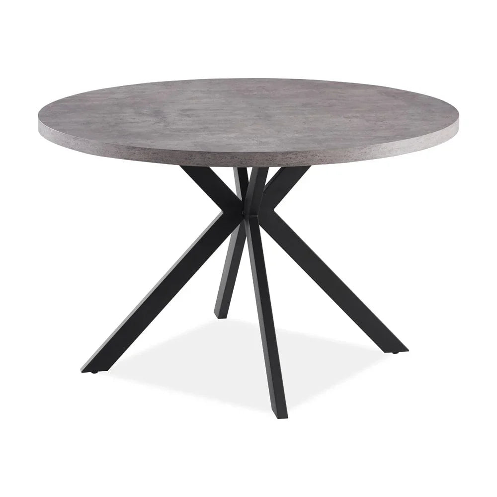 Fredrik Round Table Grey Marble