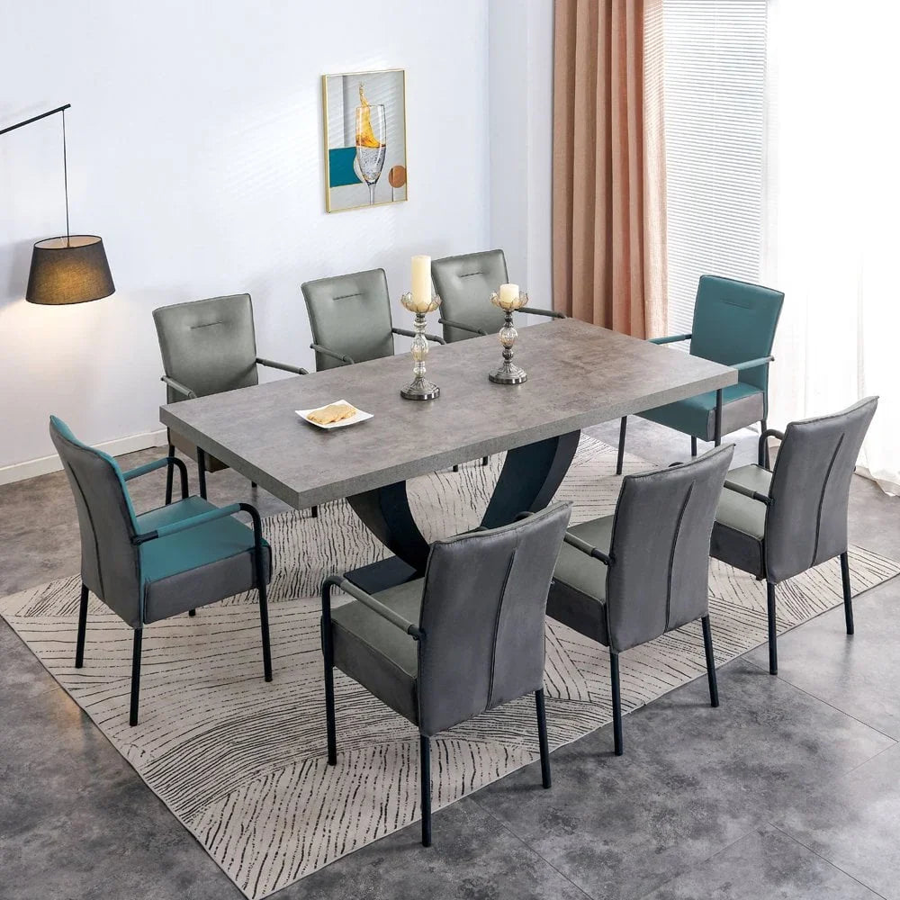 Hugo 2.1 Metre Table with Pedestal Leg