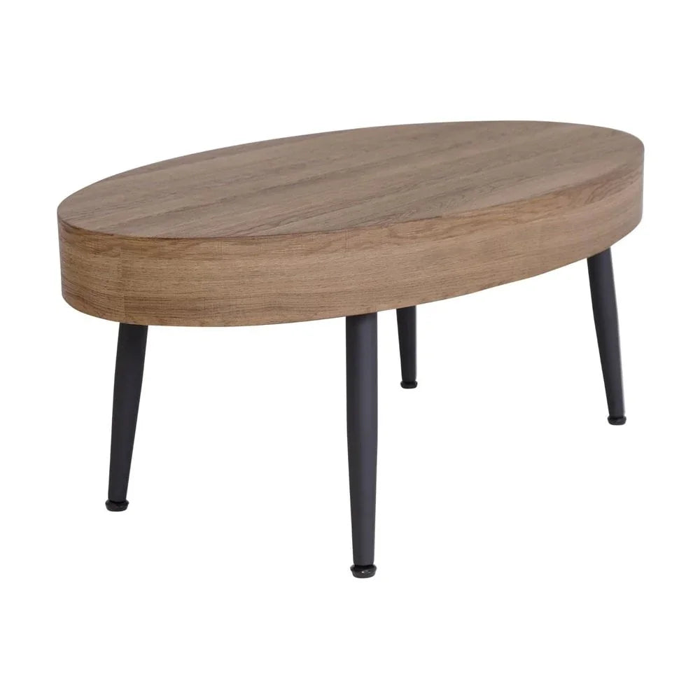 Verona Oval Coffee Table - Oak