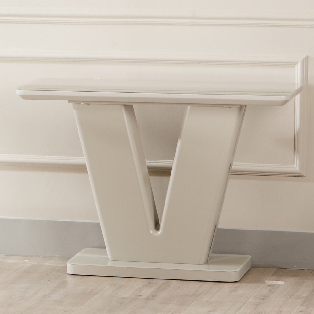 Vicenza Console Table Light Grey