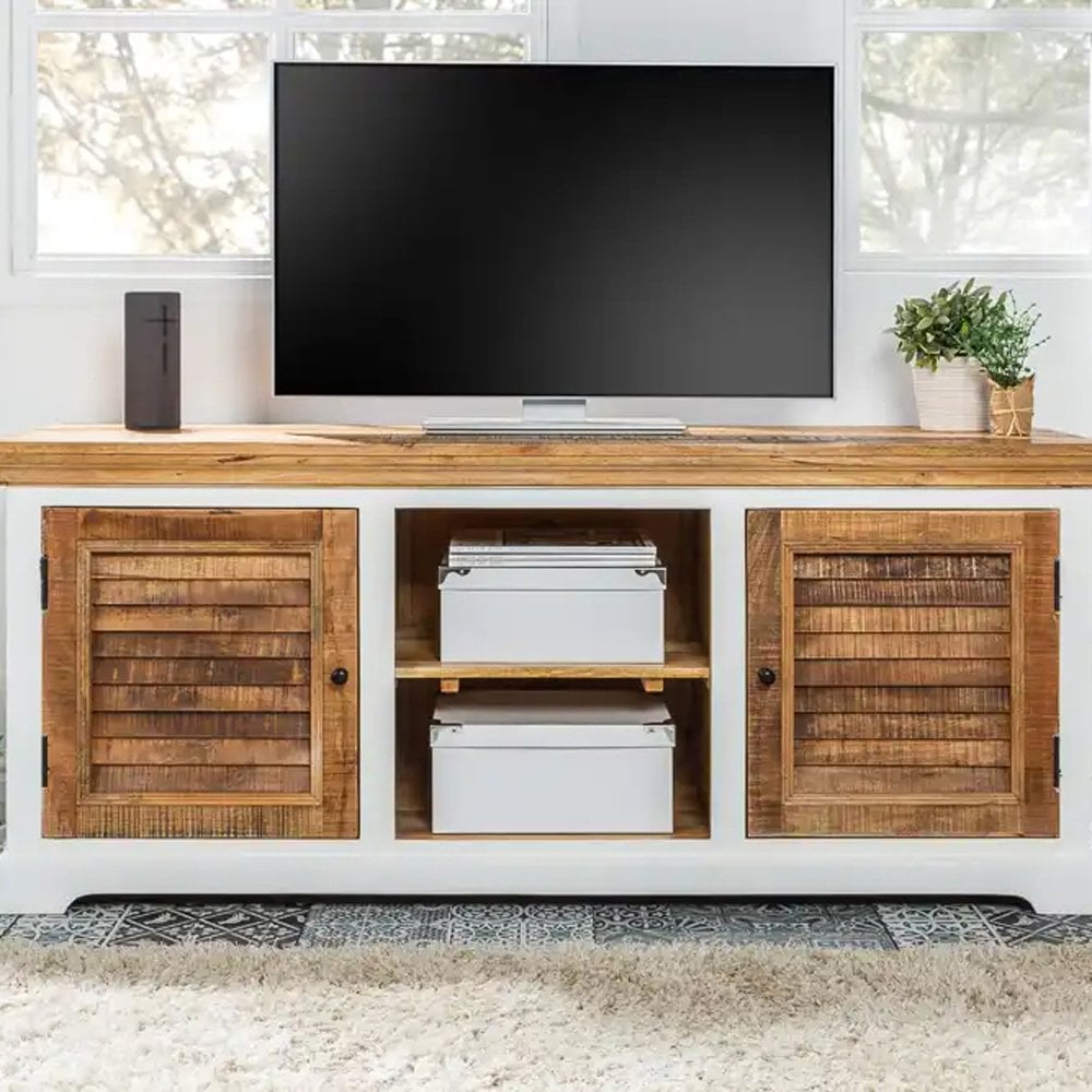 Alfie Tv Cabinet Upto 57" Solid Mango Wood