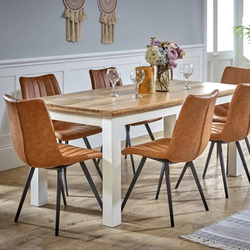 Alfie Dining Table 170cm Solid Mango Wood