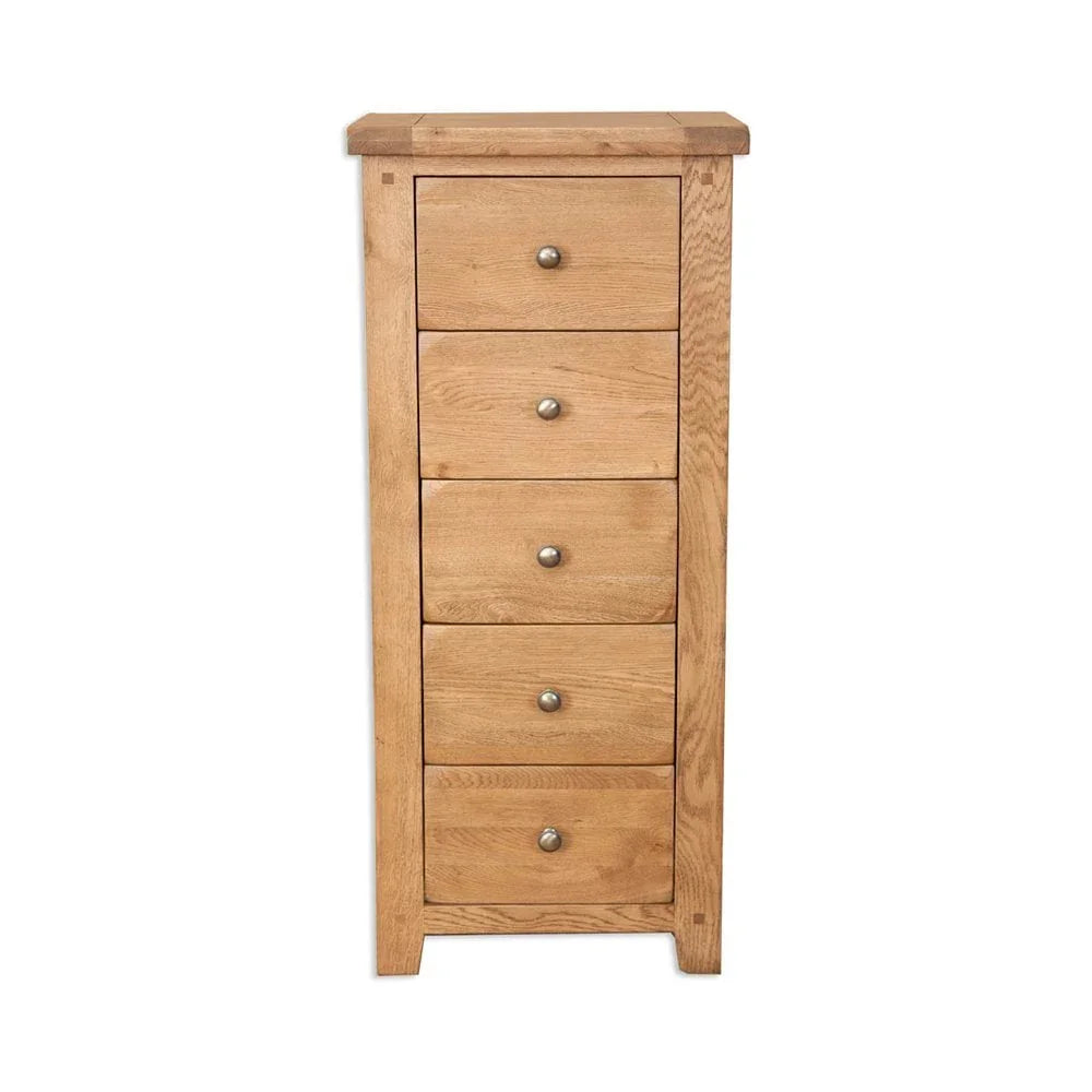 Melbourne Country Bedroom 5 Drawer Tall Chest