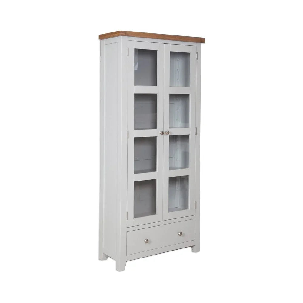 Melbourne French Grey Display Cabinet