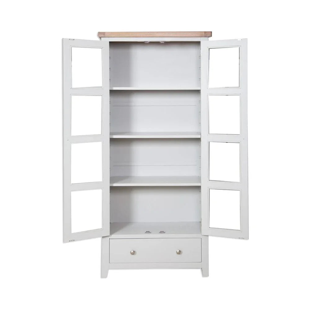 Melbourne French Grey Display Cabinet
