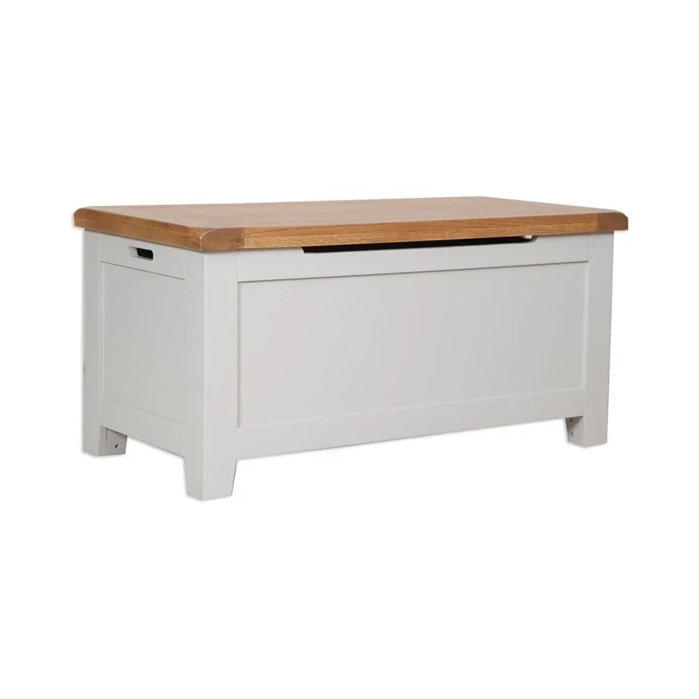 Melbourne French Grey Bedroom Blanket Box