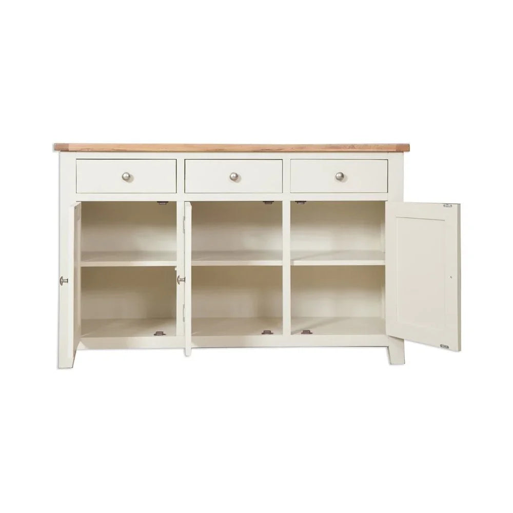 Melbourne Ivory 3 Door Sideboard