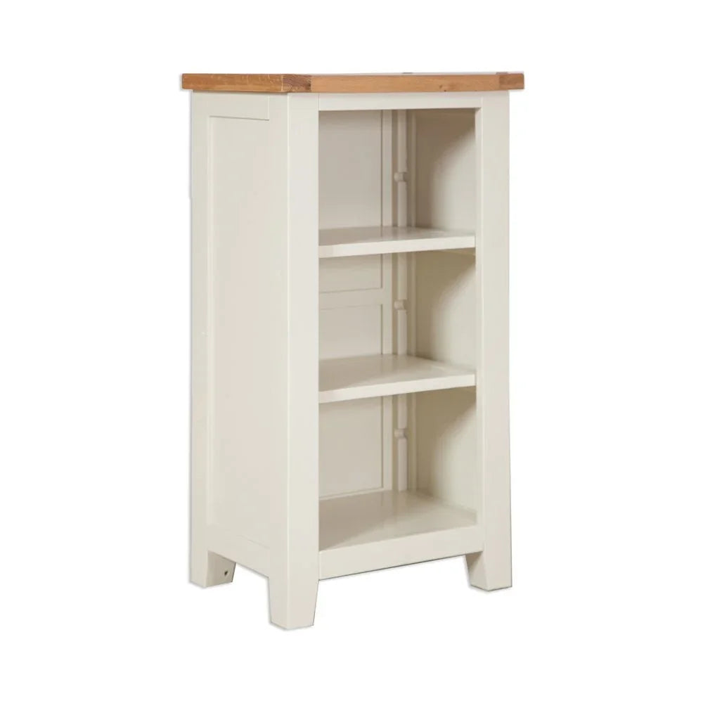 Melbourne Ivory Small Bookcase/Dvd Rack