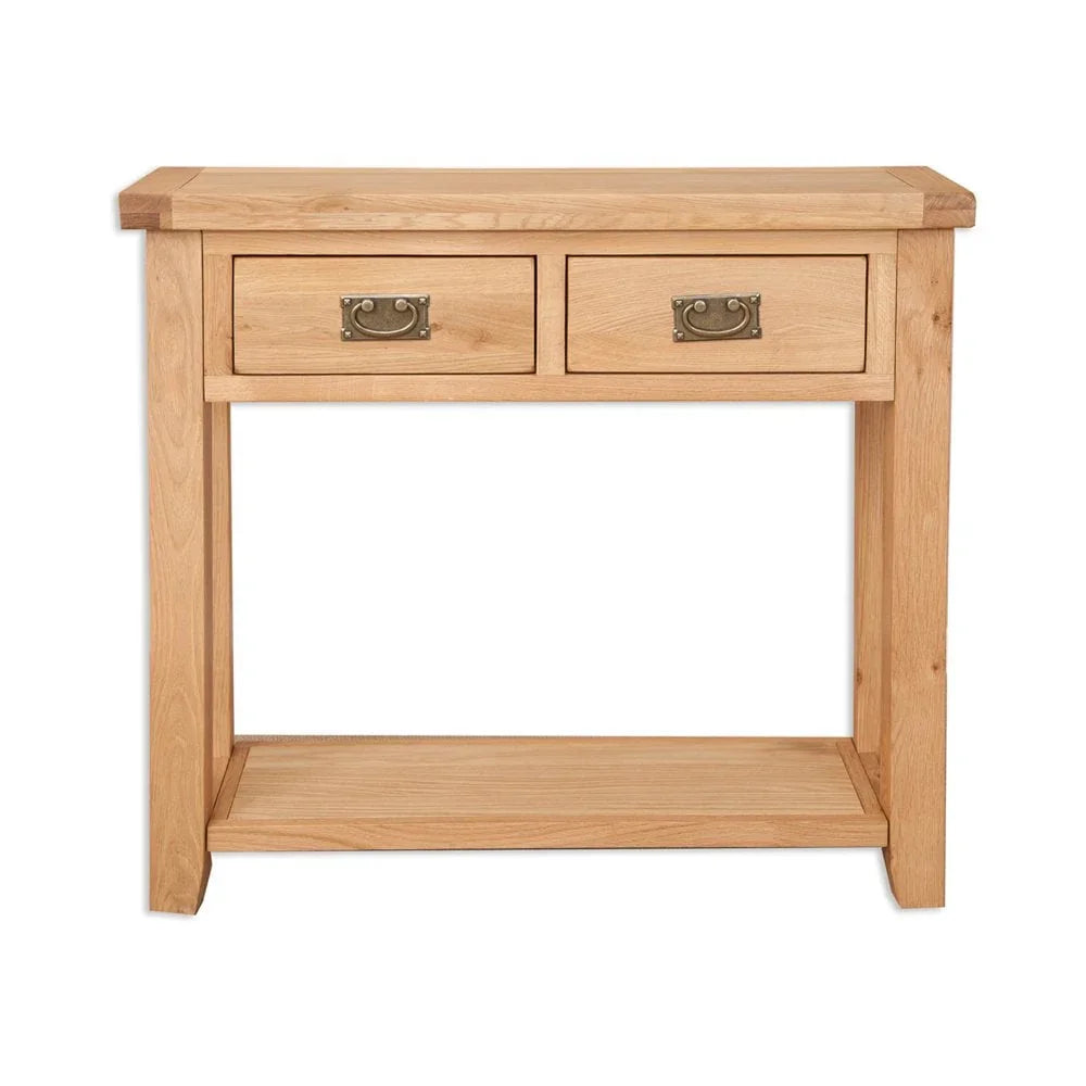 Melbourne Natural 2 Drawer Console Table