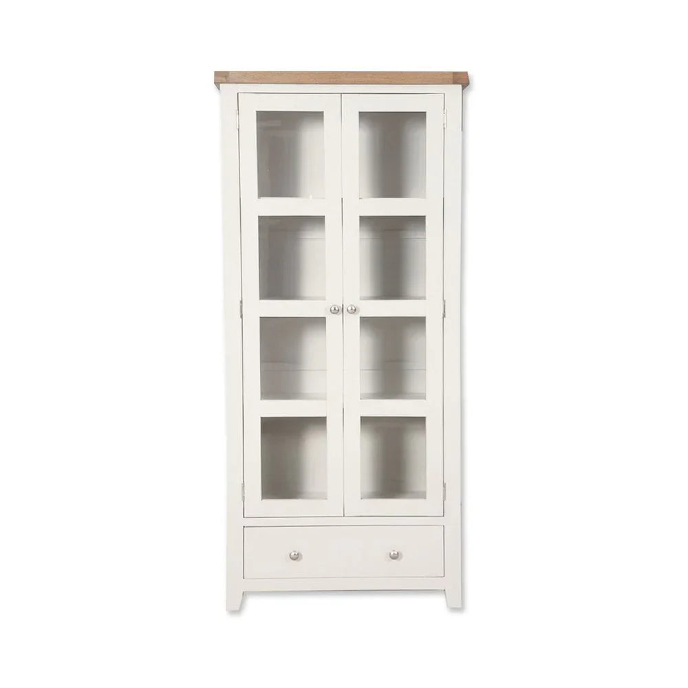 Melbourne White Display Cabinet