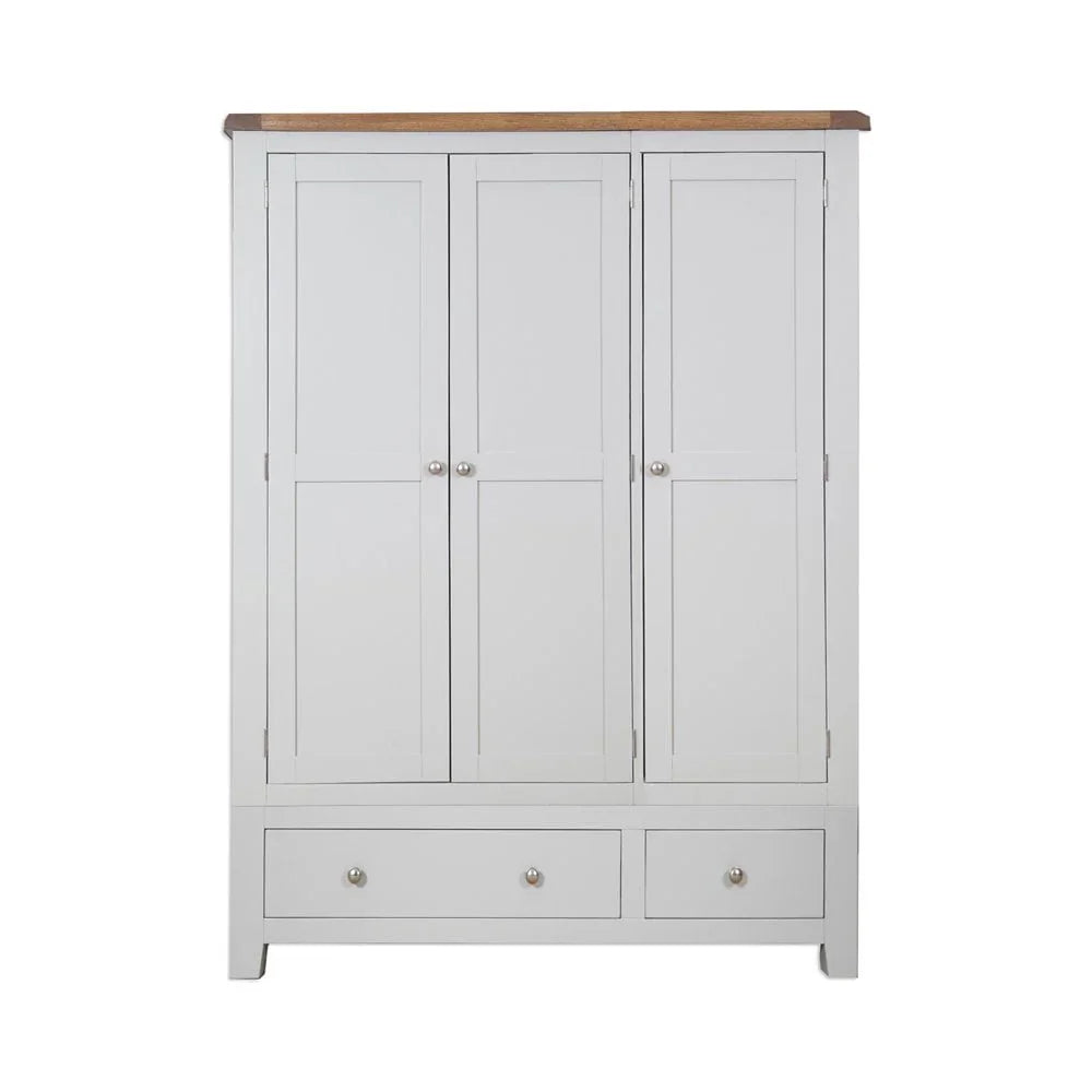 Melbourne French Grey Bedroom Wardrobe