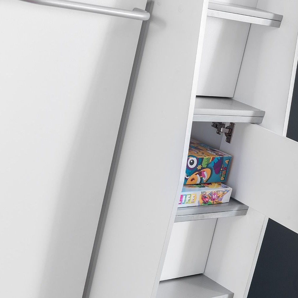 Pegasus Highsleeper White / Silver