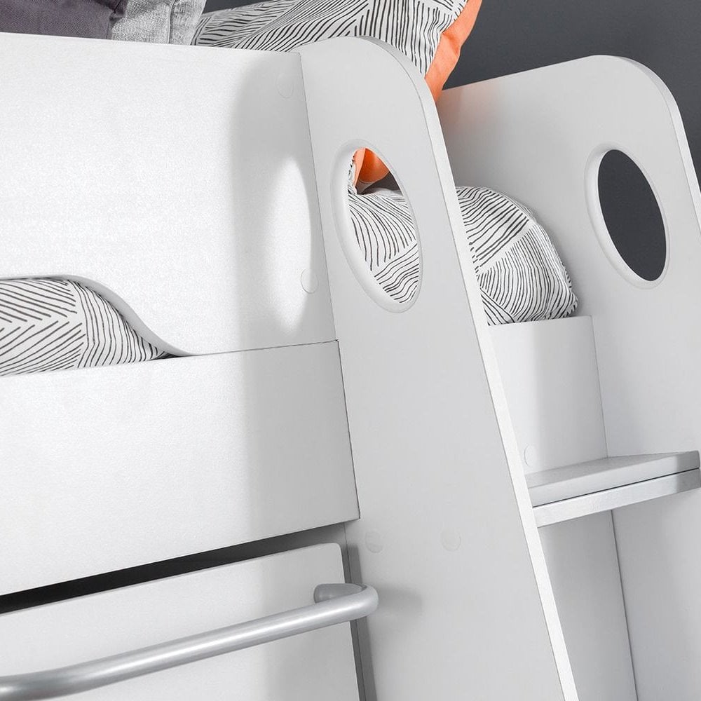 Pegasus Highsleeper White / Silver