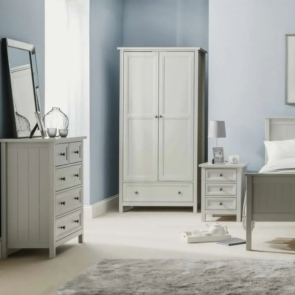 Maine 5 Drawer Tall Chest - Dove Grey