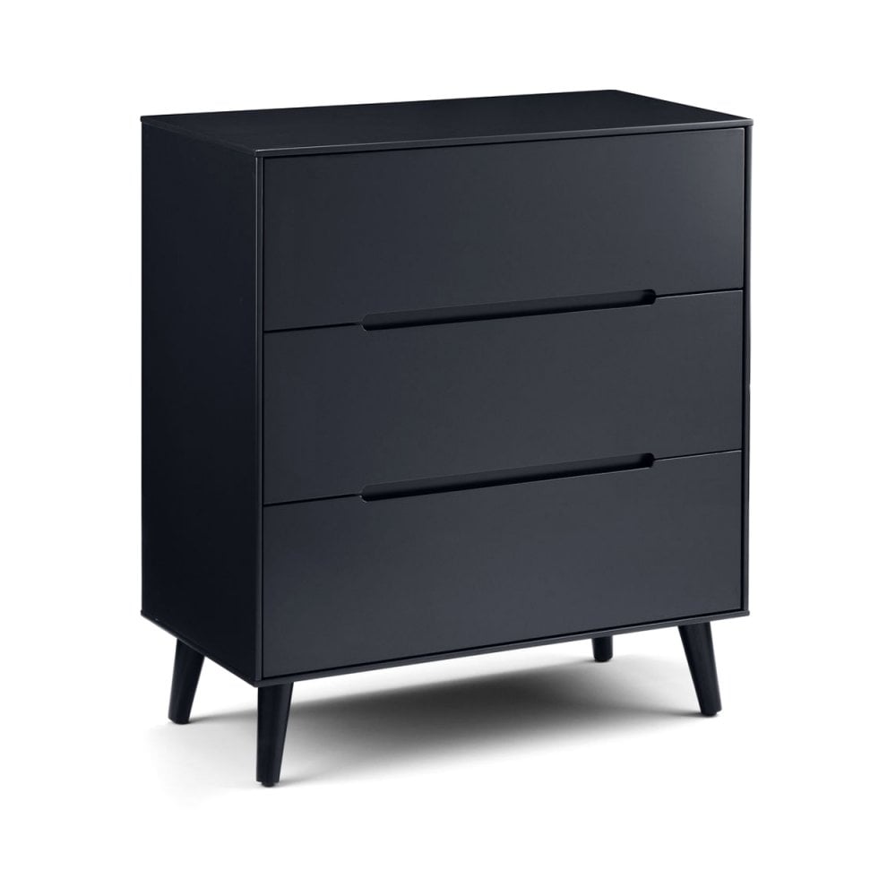 Alicia 3 Drawer Chest - Anthracite