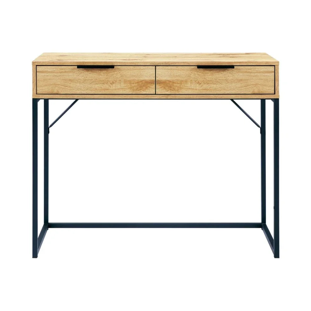 Bali 2 Drawer Dressing Table/Desk - Light Oak