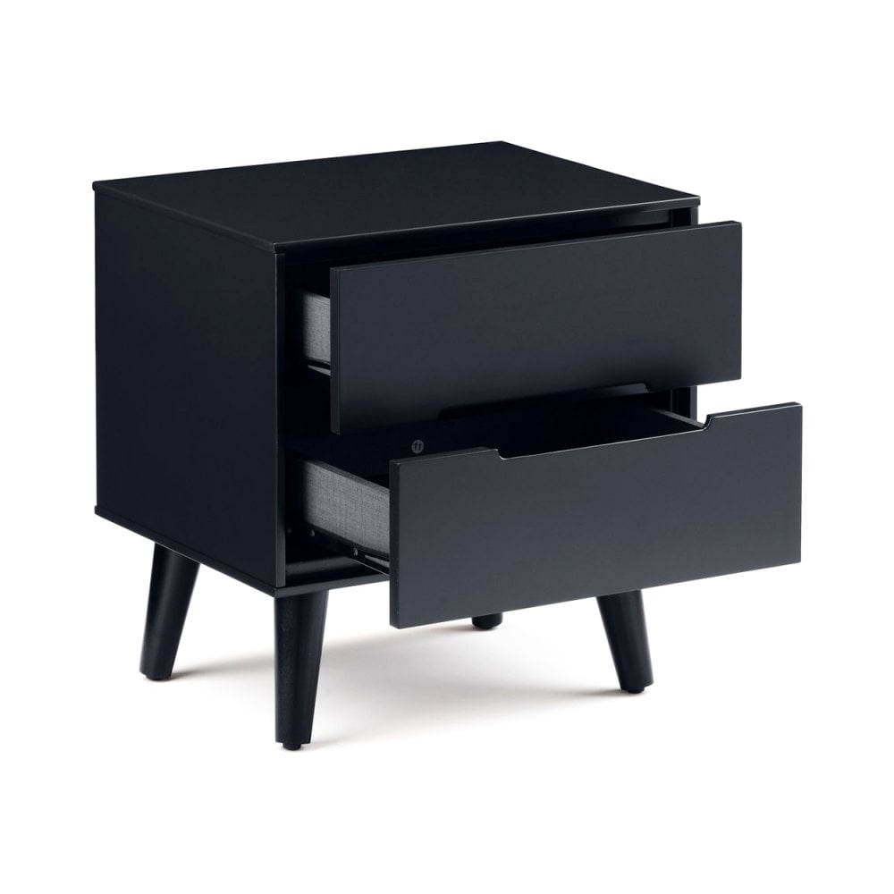 Alicia 2 Drawer Bedside - Anthracite