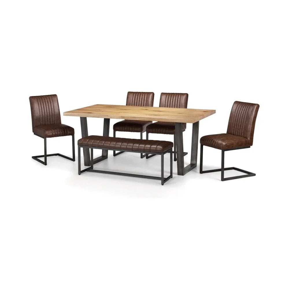 Brooklyn Upholstered Bench - Brown