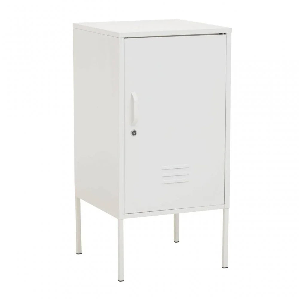 Marshall One Door White Cabinet