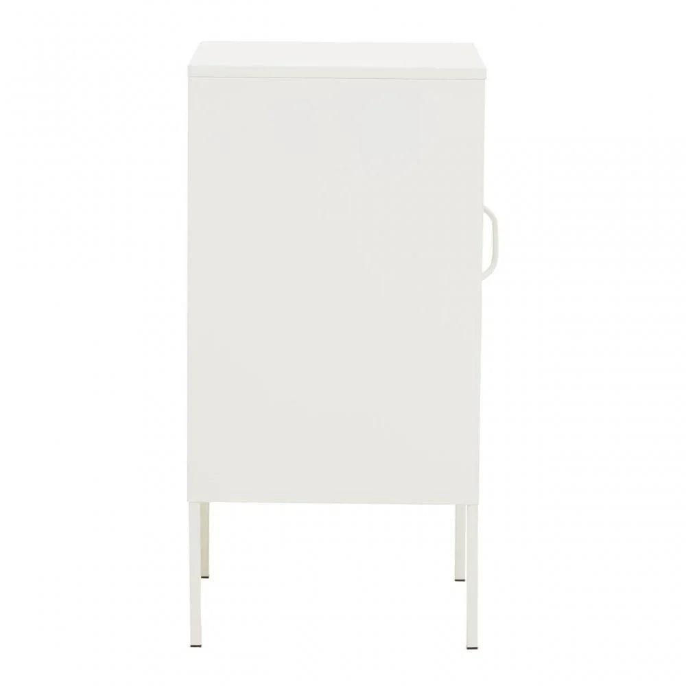Marshall One Door White Cabinet