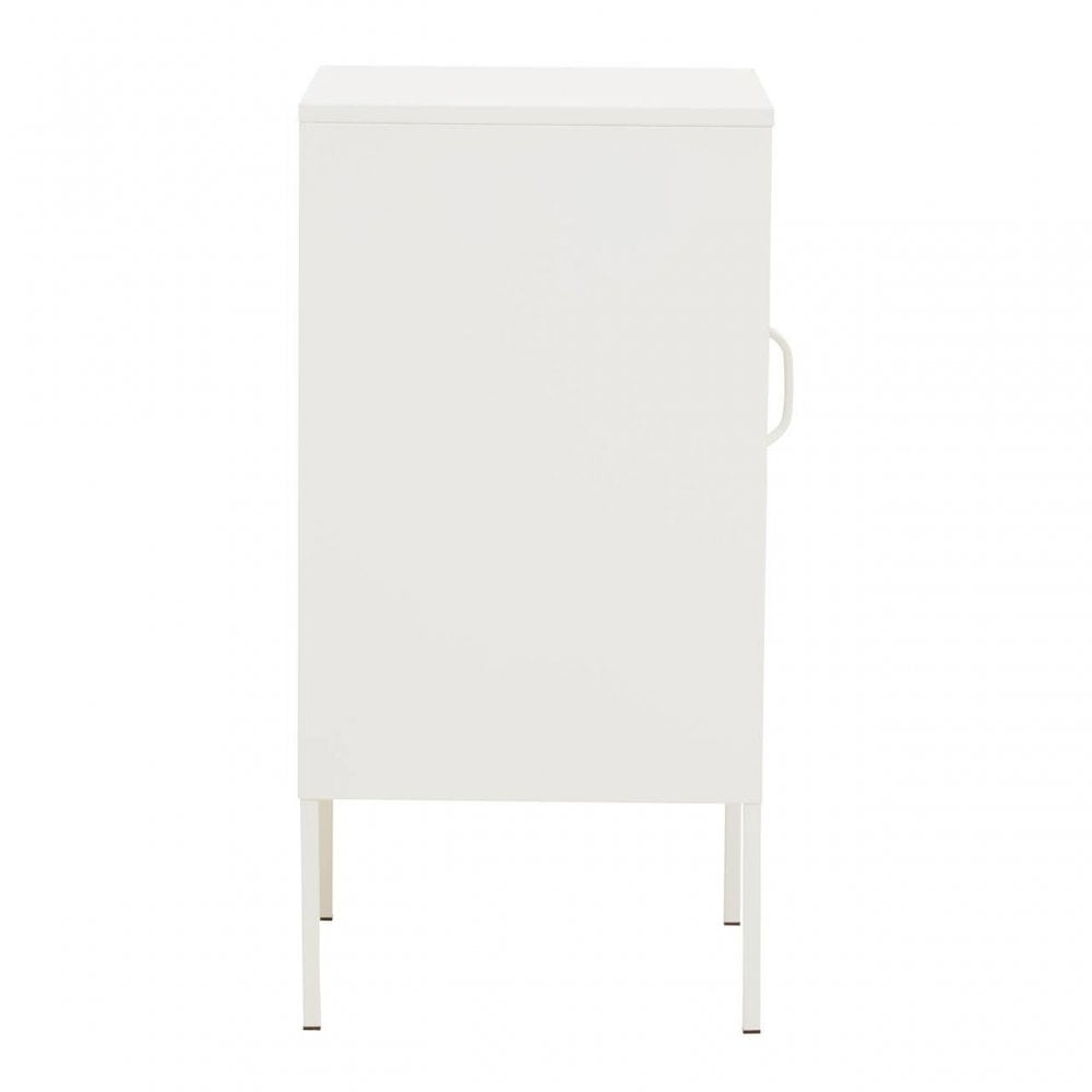 Marshall One Door White Cabinet